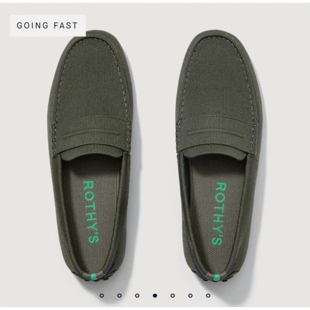 Rothy's The Driving Loafer Fairway Green Men's Size 9